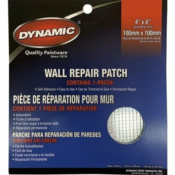 Dynamic Paint Products Dynamic 4 in. x 4 in. 100mm x 100mm Drywall Repair Patch LF044001